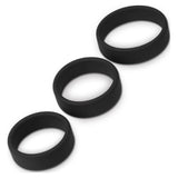 Silicone 3 Pc Pro Cock Ring Set - Naughty by Nature Adult Store