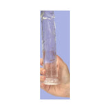 Crystal Dildo Straight 9in Clear