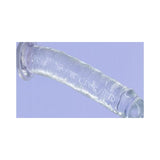 Crystal Dildo Straight 9in Clear