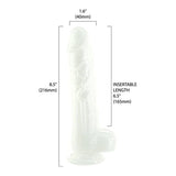 Pearl Dildo 8.5in Pearl White