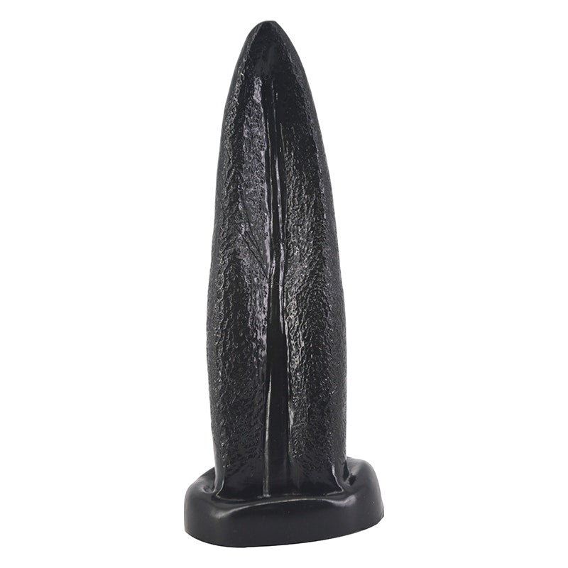 Tongue Shape Anal Plug Black