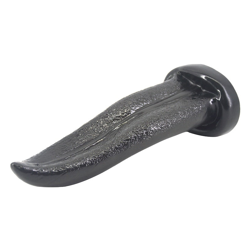 Tongue Shape Anal Plug Black