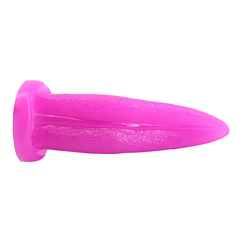 Tongue Shape Anal Plug Purple