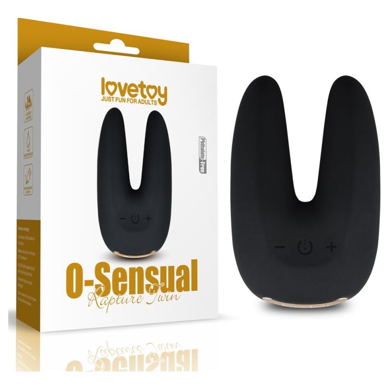 O Sensual Rapture Dual Motor Clit Massager Vibrator