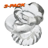 Bonemaker 3 Pc Cockring Set Clear