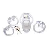 Clear Captor Chastity Cage Large