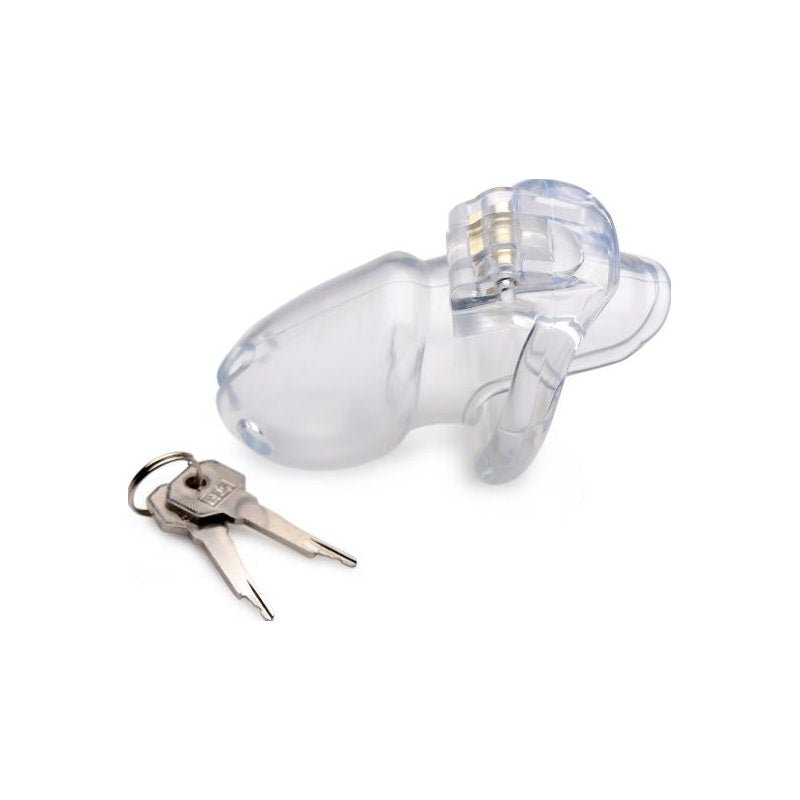 Clear Captor Chastity Cage Large