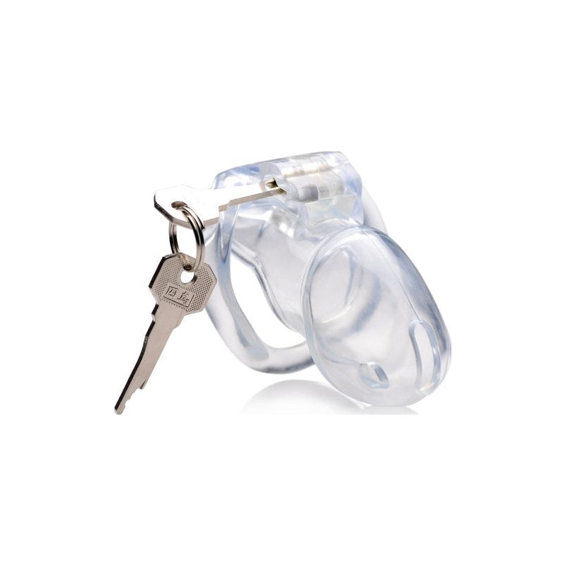 Clear Captor Chastity Cage Medium