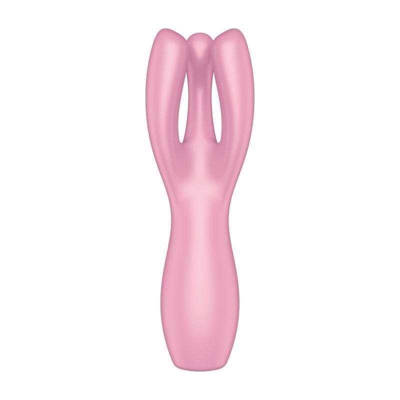 Satisfyer Threesome 3 Layon Vibrator Pink - Naughty by Nature Adult Store