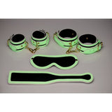 Kink In the Dark Glowing Bondage Set Fluro Green