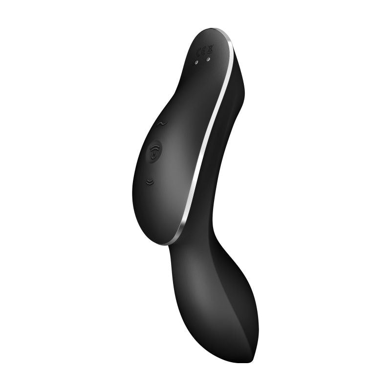 Satisfyer Curvy Trinity 2 Insertable Air Pulse Vibrator Black