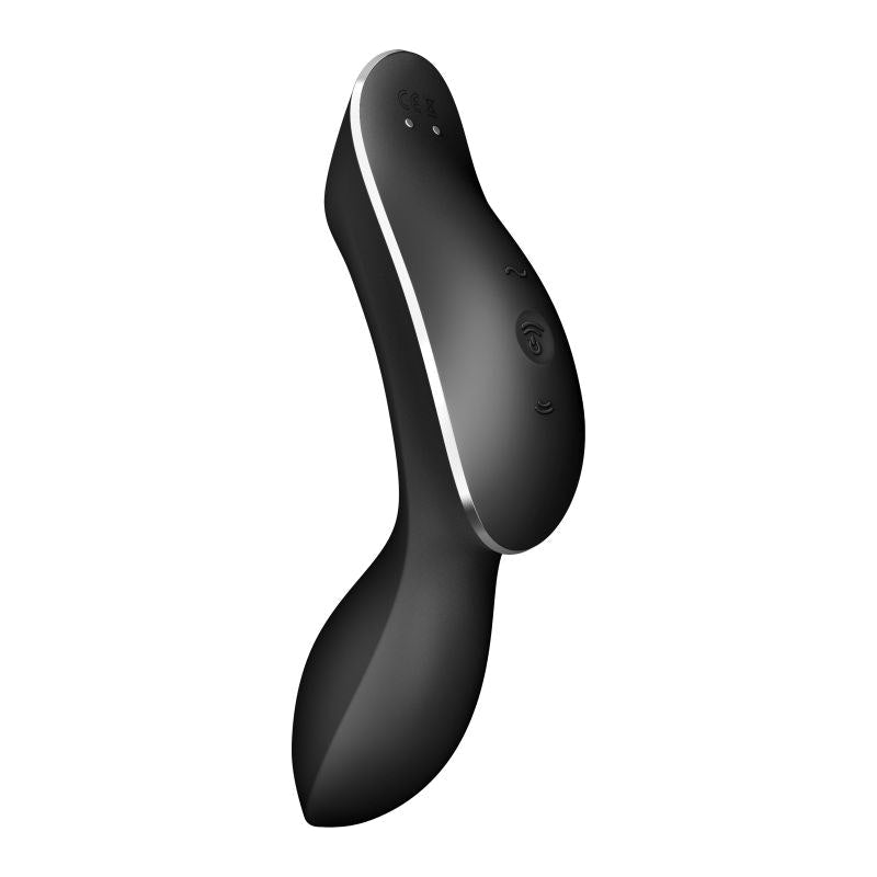 Satisfyer Curvy Trinity 2 Insertable Air Pulse Vibrator Black