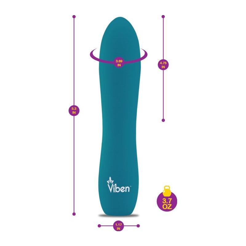 Viben Vivacious Rumble Motor Rechargeable Bullet Ocean - Naughty by Nature Adult Store