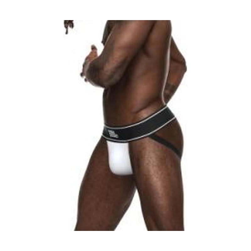 Male Power Modal Rib Jock White