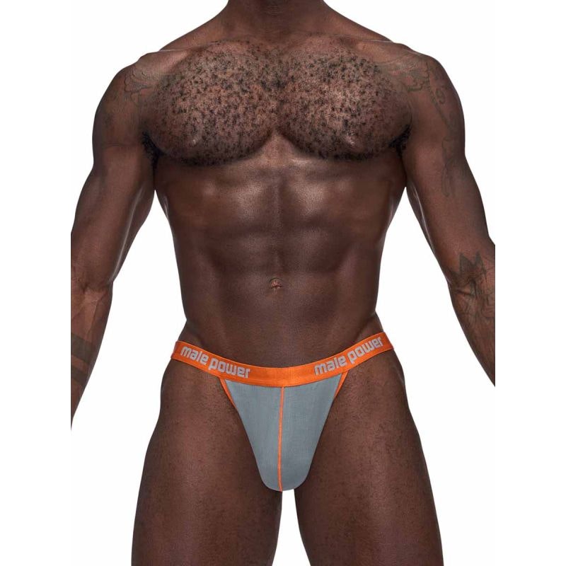 Male Power Casanova Uplift Micro Thong Grey