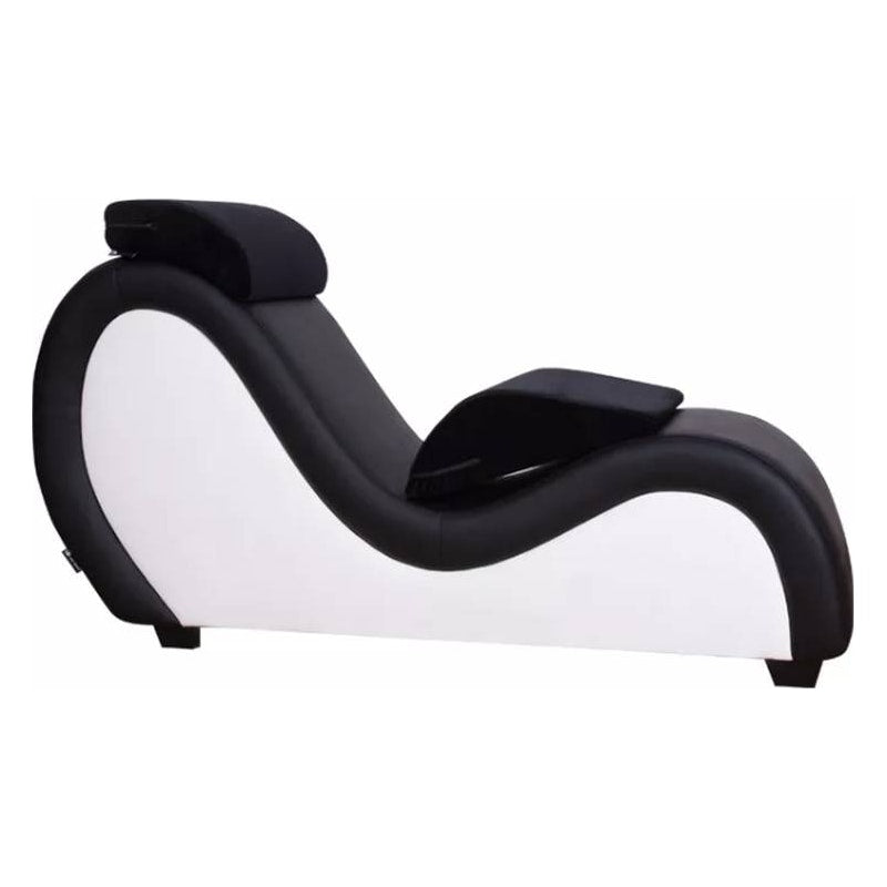 Kama Sutra Mebon Chaise Love Lounge Red w Black Pillows