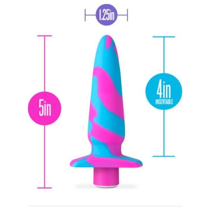 Avant Vibrotize Silicone Mini Anal Vibe Fuchsia - Naughty by Nature Adult Store