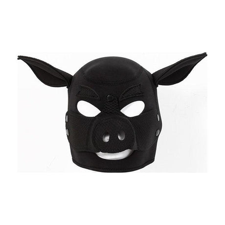 Neoprene Pig Mask Black - Naughty by Nature Adult Store