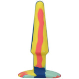 Groovy Silicone Anal Plug 5in Sunrise