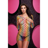 Fencenet Rainbow Mini Dress