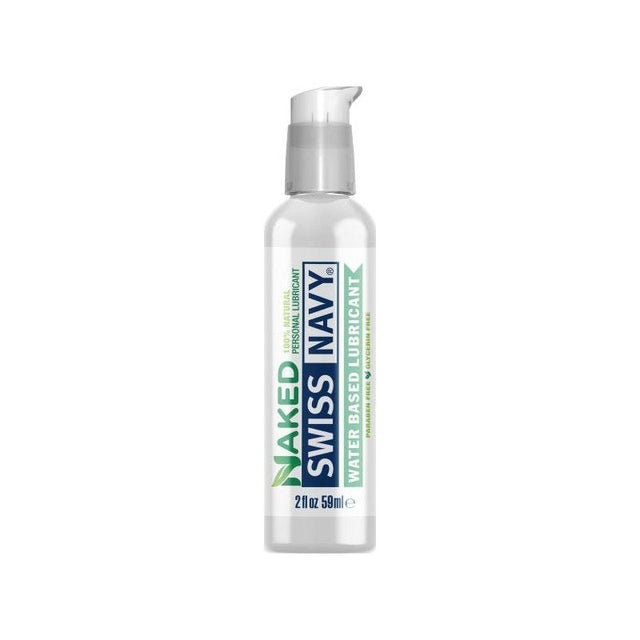 Swiss Navy Naked All Natural Water Based Lubricant 8oz/237ml - Naughty by Nature Adult Store