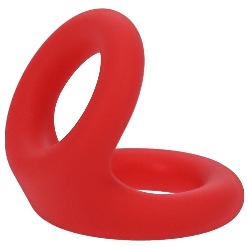 Uplift Silicone Cock Ring Crimson - Naughty by Nature Adult Store