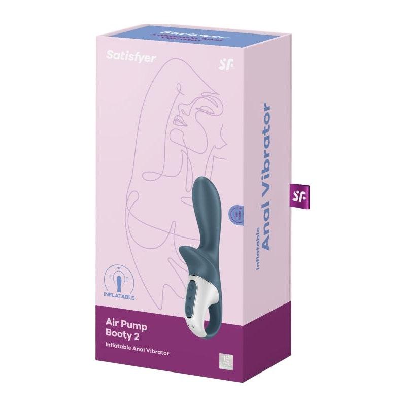 Satisfyer Air Pump Booty 2 Dark Grey - Naughty by Nature Adult Store