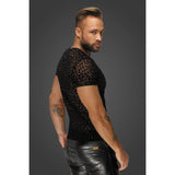 Leopard Flock V-Neck T-Shirt - Naughty by Nature Adult Store