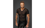 Leopard Flock V-Neck T-Shirt - Naughty by Nature Adult Store