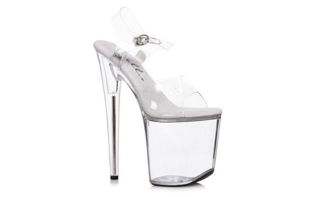 Clear Platform Sandal 8in - Naughty by Nature Adult Store