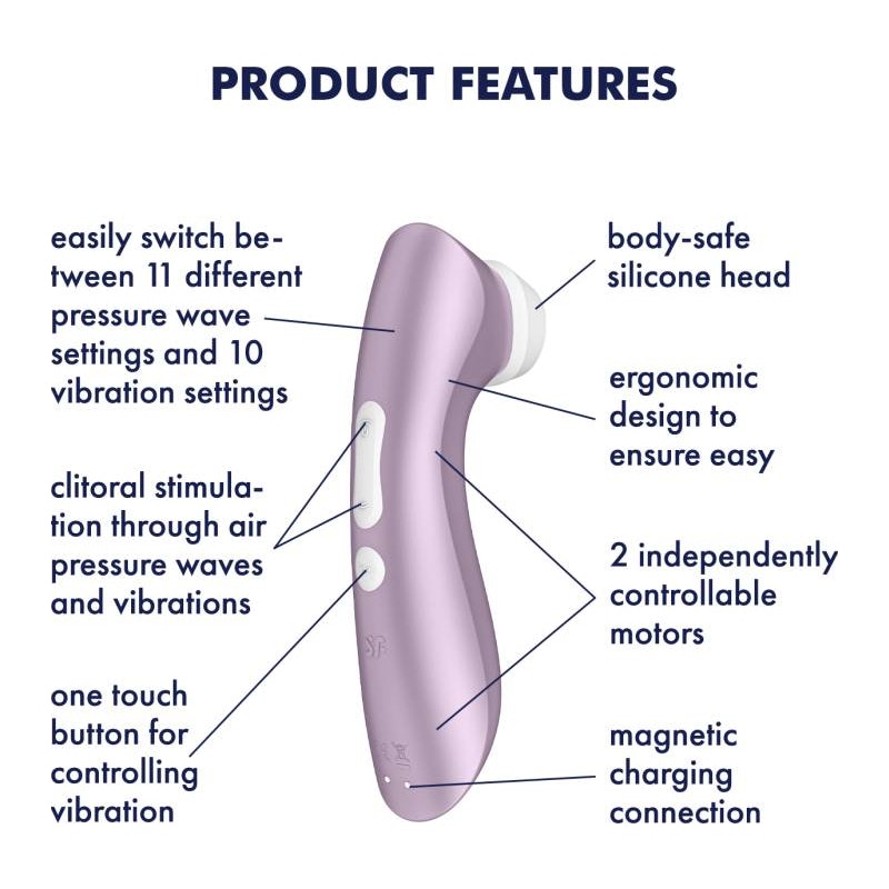 Satisfyer Pro 2+ G2 Clitoral Stimulator Violet