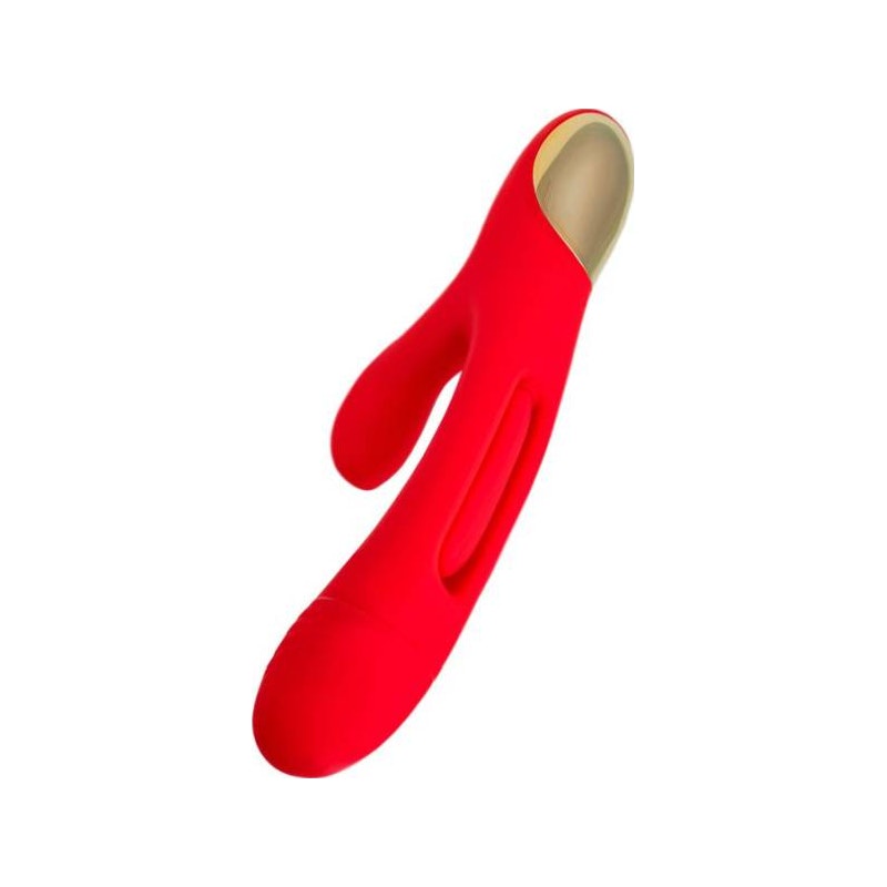 JOS Patti Moving Tongue Rabbit Vibrator Red