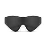 Faux Leather Blindfold Black
