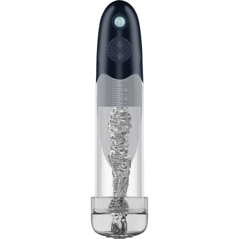 BathFun Automatic USB Waterproof Penis Pump w Magic Sleeve - Naughty by Nature Adult Store