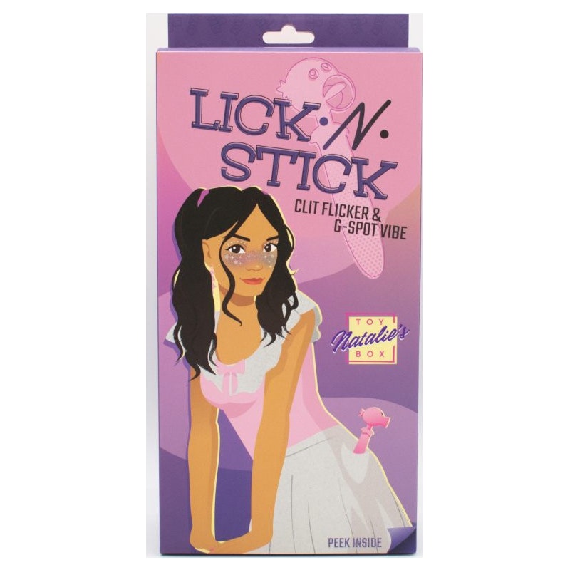 Lick N' Stick Clit Flicker G-Spot Vibrator