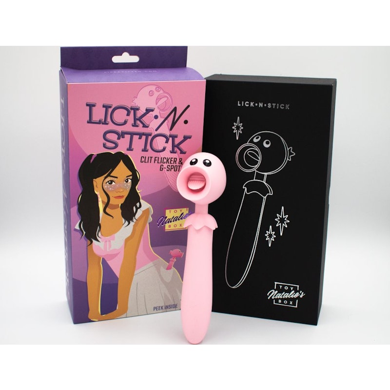 Lick N' Stick Clit Flicker G-Spot Vibrator