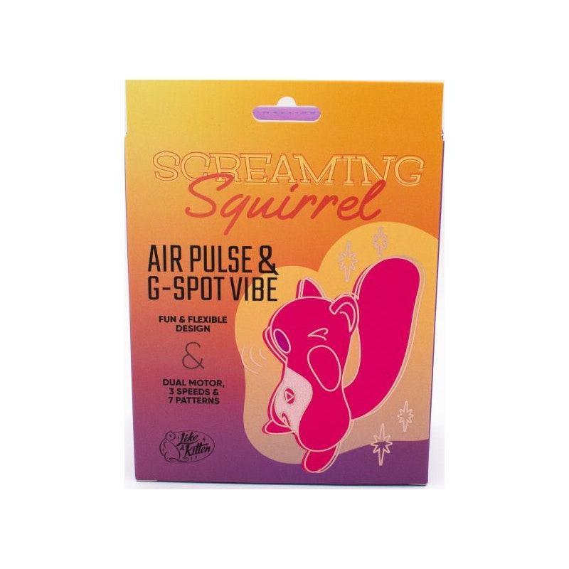 Screaming Squirrel Air Pulse & G-Spot Vibrator