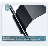 Sex Chair Adjustable Height Black w Handle and Arch Bridge