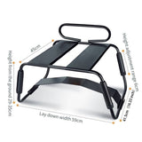 Sex Chair Adjustable Height Black w Handle and Arch Bridge