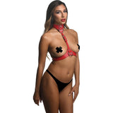 Red Female Chest Harness M/L