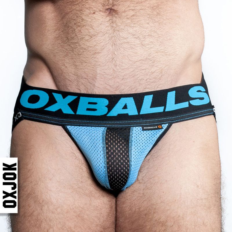 Oxballs Airmesh Swagger Jockstrap Sky Blue