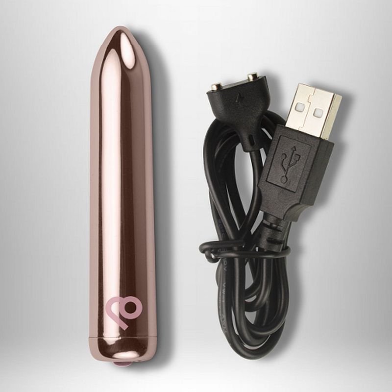 Golden Rose Rechargeable Bullet - bullet vibrator