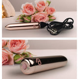 Golden Rose Rechargeable Bullet - bullet vibrator