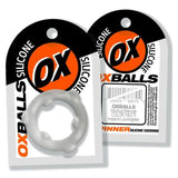 Spinner Silicone Cock Ring Clear - cock ring