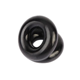 Black Dual Pleasure Ring: Double the Fun! - Cock Rings