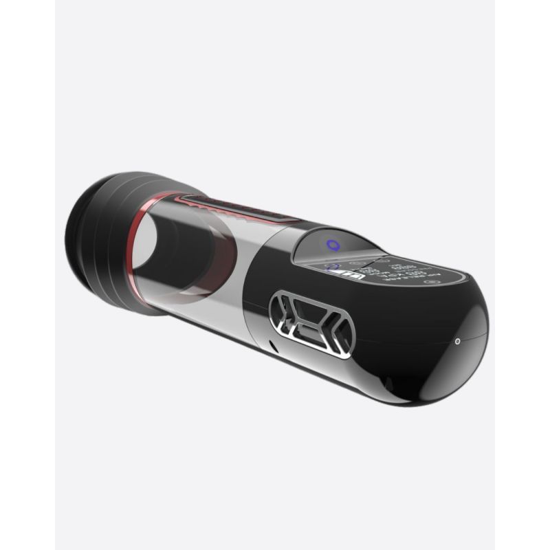 ISP90 Curve Infrared Automatic LCD Penis Pump Red