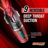Hypershaker Automatic App Controlled LCD Masturbator Red