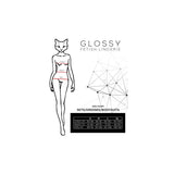 Glossy Elisia Noir Wetlook Dress