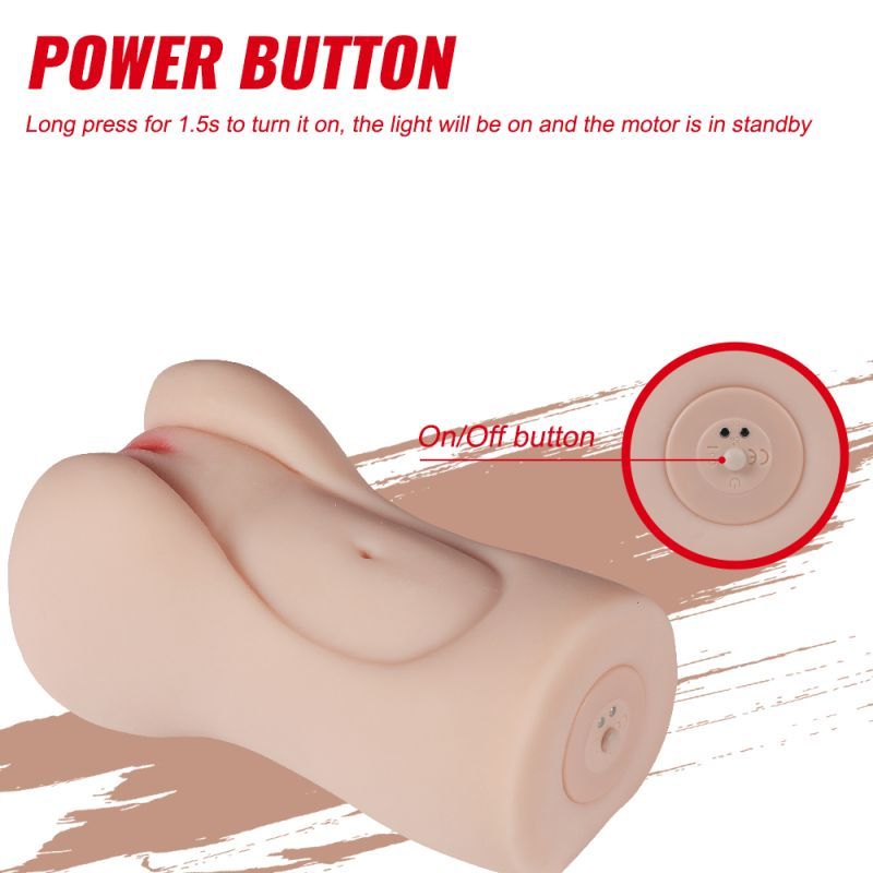 Aggie Realistic Vibrating Vaginal Masturbator