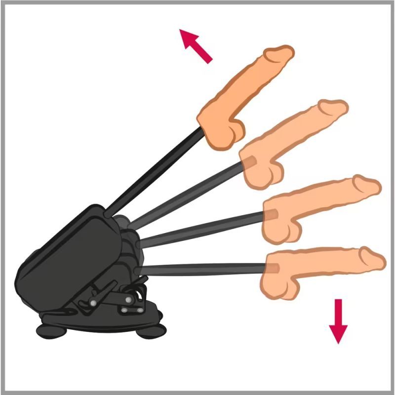 Deluxe Sex Machine with Remote Control and Accessories